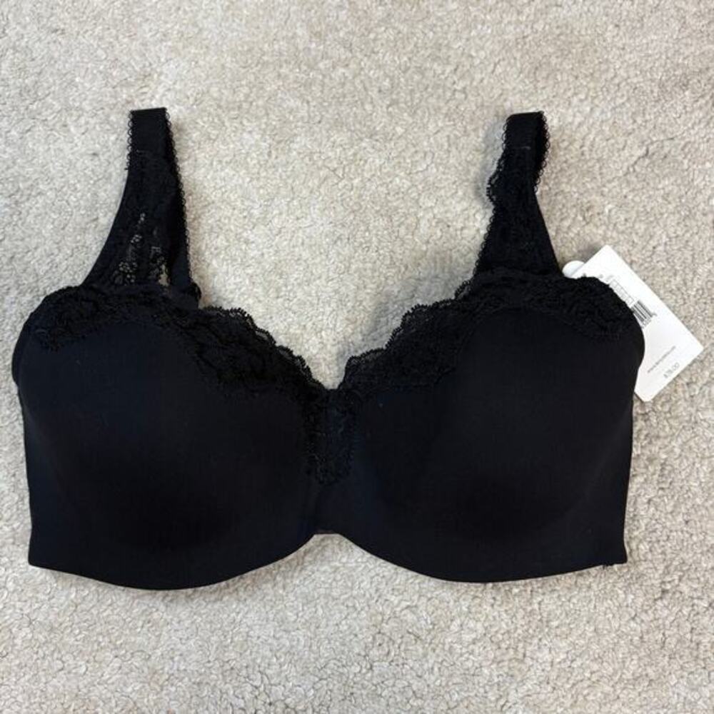 NWT Le Mystere Black Lace Tisha Bra Size 32D